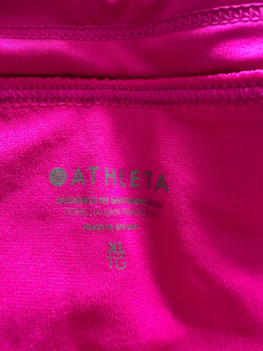 Athleta fuchsia swim shorts, NWT size XL - Picture 6 of 11